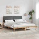 Sengestel med hovedgærde Brun 180 x 200 cm Massiv fyrretræ