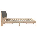 Sengestel med hovedgærde Brun 180 x 200 cm Massiv fyrretræ
