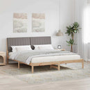 Sengestel med hovedgærde Brun 180 x 200 cm Massiv fyrretræ