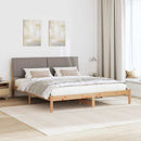 Sengestel med hovedgærde Brun 180 x 200 cm Massiv fyrretræ