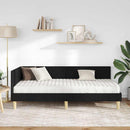 Hjørnesengramme med Madras Andet med hovedgærde 2 pcs Grøn Stof