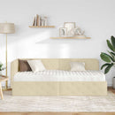 Hjørnesengramme Creme 80 x 200 cm Stof
