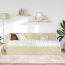 Hjørnesengramme Creme 100 x 200 cm Stof
