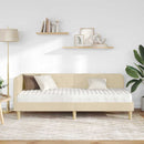 Hjørnesengramme Creme 80 x 200 cm Stof