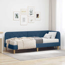 Hjørnesengramme Blå 80 x 200 cm Stof