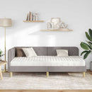 Hjørnesengramme Gråbrun 100 x 200 cm Stof