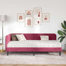 Hjørnesengramme Vinrød 100 x 200 cm Fløjl