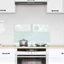 Køkkenbacksplash Mælk 70 x 40 cm hærdet glas