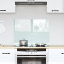 Køkkenbacksplash Mælk 70 x 50 cm hærdet glas