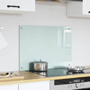 Køkkenbacksplash Mælk 70 x 50 cm hærdet glas