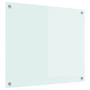 Køkkenbacksplash Mælk 70 x 60 cm hærdet glas
