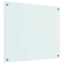 Køkkenbacksplash Mælk 70 x 60 cm hærdet glas