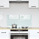 Køkkenbacksplash Mælk 80 x 40 cm hærdet glas