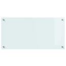 Køkkenbacksplash Mælk 80 x 40 cm hærdet glas