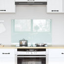 Køkkenbacksplash Mælk 80 x 50 cm hærdet glas