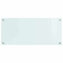 Køkkenbacksplash Mælk 90 x 40 cm hærdet glas