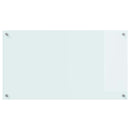 Køkkenbacksplash Mælk 90 x 50 cm hærdet glas