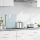 Køkkenbacksplash Mælk 100 x 40 cm hærdet glas