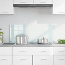 Køkkenbacksplash Mælk 100 x 40 cm hærdet glas