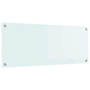 Køkkenbacksplash Mælk 100 x 40 cm hærdet glas