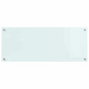 Køkkenbacksplash Mælk 100 x 40 cm hærdet glas