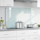 Køkkenbacksplash Mælk 100 x 60 cm hærdet glas
