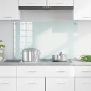 Køkkenbacksplash Mælk 100 x 60 cm hærdet glas