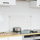 Køkkenbacksplash Transparent 70 x 40 cm hærdet glas