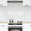 Køkkenbacksplash Transparent 80 x 40 cm hærdet glas
