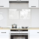 Køkkenbacksplash Transparent 80 x 60 cm hærdet glas