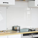 Køkkenbacksplash Transparent 80 x 60 cm hærdet glas