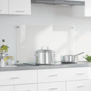 Køkkenbacksplash Transparent 90 x 50 cm hærdet glas