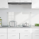 Køkkenbacksplash Transparent 90 x 50 cm hærdet glas