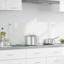 Køkkenbacksplash Transparent 100 x 40 cm hærdet glas