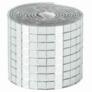 Spejl Mosaik Flise Geometrisk 3 pcs Sølv 100 x 4 cm Glas