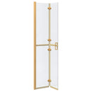 Walk-In brusevæg Guld 70 x 6,5 x 190 cm