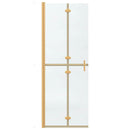 Walk-In brusevæg Guld 70 x 6,5 x 190 cm