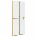Walk-In brusevæg Guld 80 x 6,5 x 190 cm