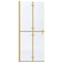 Walk-In brusevæg Guld 80 x 6,5 x 190 cm