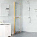 Walk-In brusevæg Guld 120 x 6,5 x 190 cm
