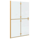 Walk-In brusevæg Guld 120 x 6,5 x 190 cm