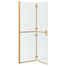 Walk-In brusevæg Guld 120 x 6,5 x 190 cm