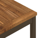 Havemiddagstabel Naturlig og Kaffe 196 x 100,5 x 75 cm