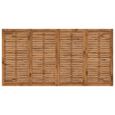 Havemiddagstabel Naturlig og Kaffe 196 x 100,5 x 75 cm