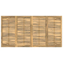 Havemiddagstabel Hvid og sort 196 x 100,5 x 75 cm