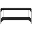 Sofabord Sort eg 82 x 50 x 40 cm Konstrueret træ