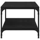 Sofabord Sort eg 82 x 50 x 40 cm Konstrueret træ