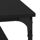 Sofabord Sort eg 100 x 100 x 40 cm Konstrueret træ