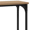 Konsolbord Artisan Egetræ 100 x 22,5 x 75 cm Konstrueret træ