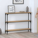 Konsolbord Artisan Egetræ 100 x 22,5 x 75 cm Konstrueret træ